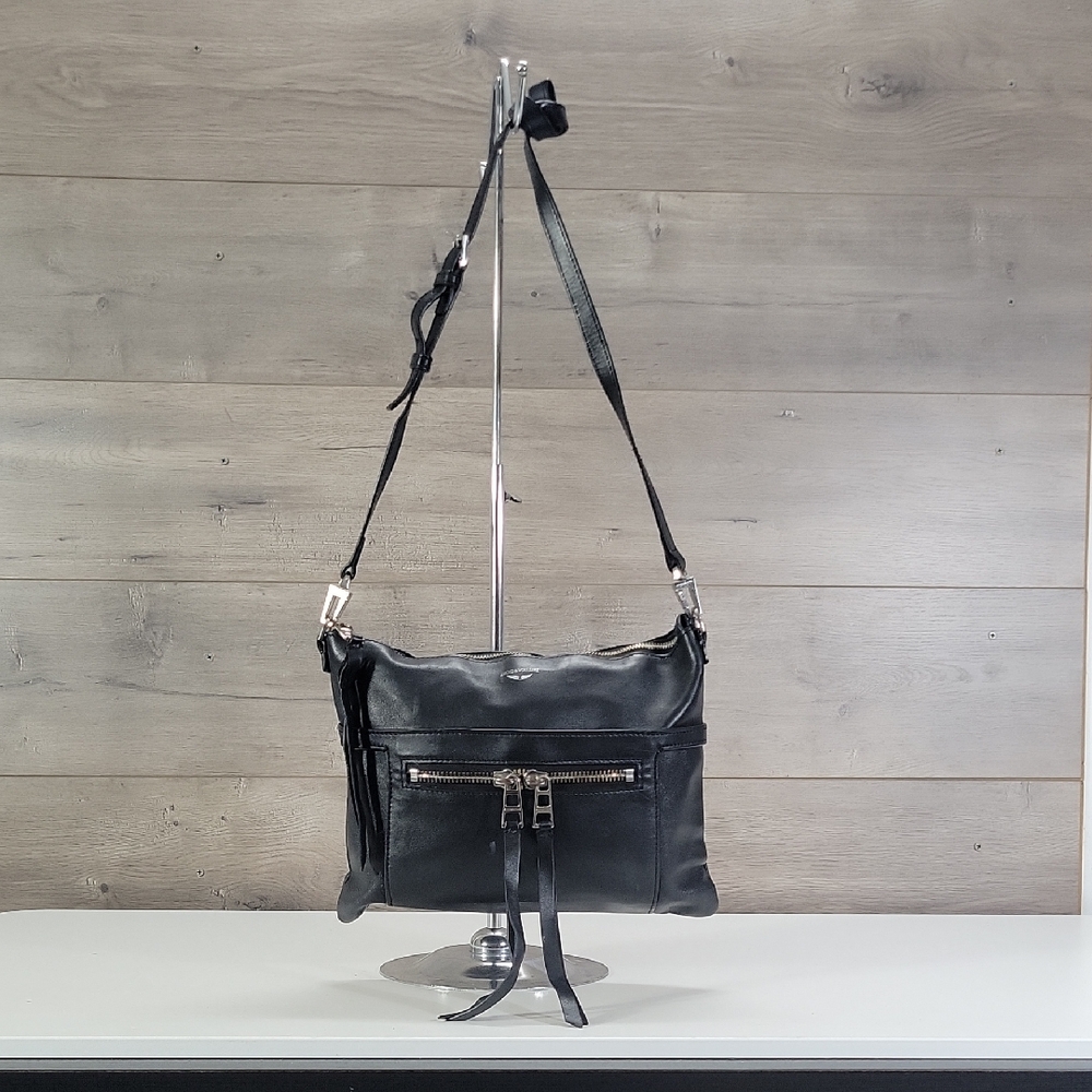 Zadig & Voltaire Black Leather Crossbody Bag